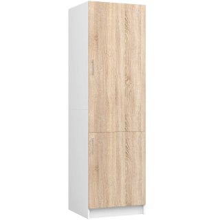 Szafka LIMA S60LO/205 BIAŁY/DĄB SONOMA