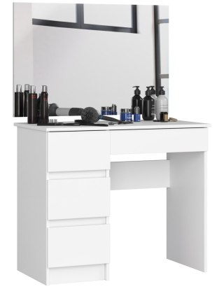 Toaletka z lustrem CLP T-6/SL 900x600 LEWA PK BIAŁA