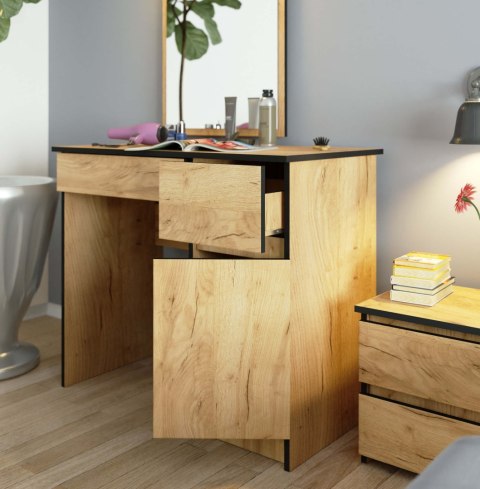 TOALETKA KOSMETYCZNA Z LUSTREM P-2/SL 500x600 PRAWA PK DĄB CRAFT