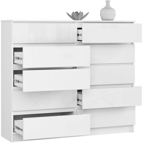 KOMODA K140 10SZ CLP PK BIAŁY POŁYSK