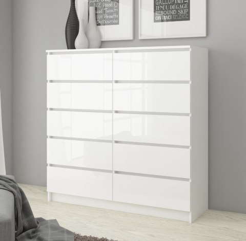 KOMODA K140 10SZ CLP PK BIAŁY POŁYSK