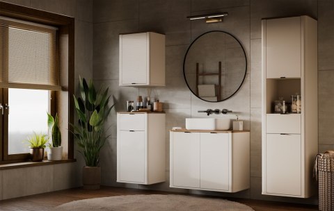 Szafka Łazienkowa Pod Umywalkę CORDOBA 2D KASZMIR DĄB CASTELLO Wisząca