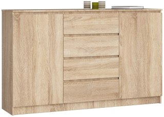 KOMODA K160 2D 4SZ CLP PK DĄB SONOMA