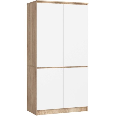 SZAFA S90 4D CLP SONOMA / BIAŁY