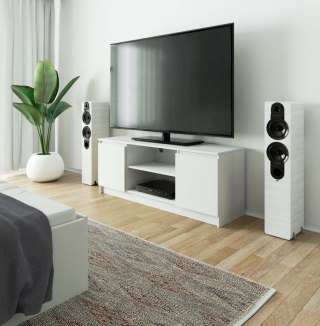 SZAFKA RTV 140 cm 2D 1P BIAŁA