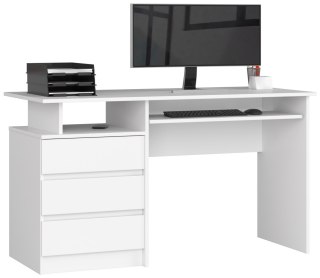 BIURKO CLP 135cm PK BIAŁE